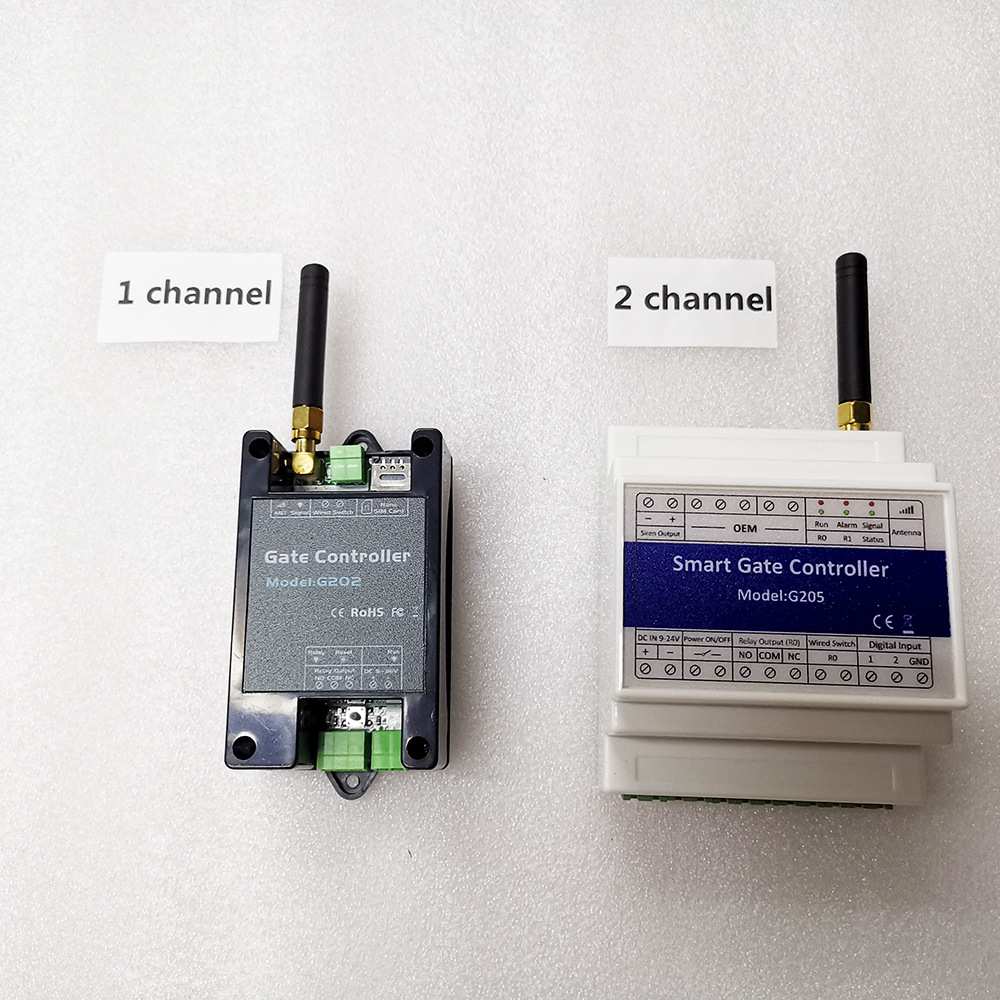 GSM 2G3G4G G205 2路手机APP远程控制器平移门开门机电灯风扇水泵