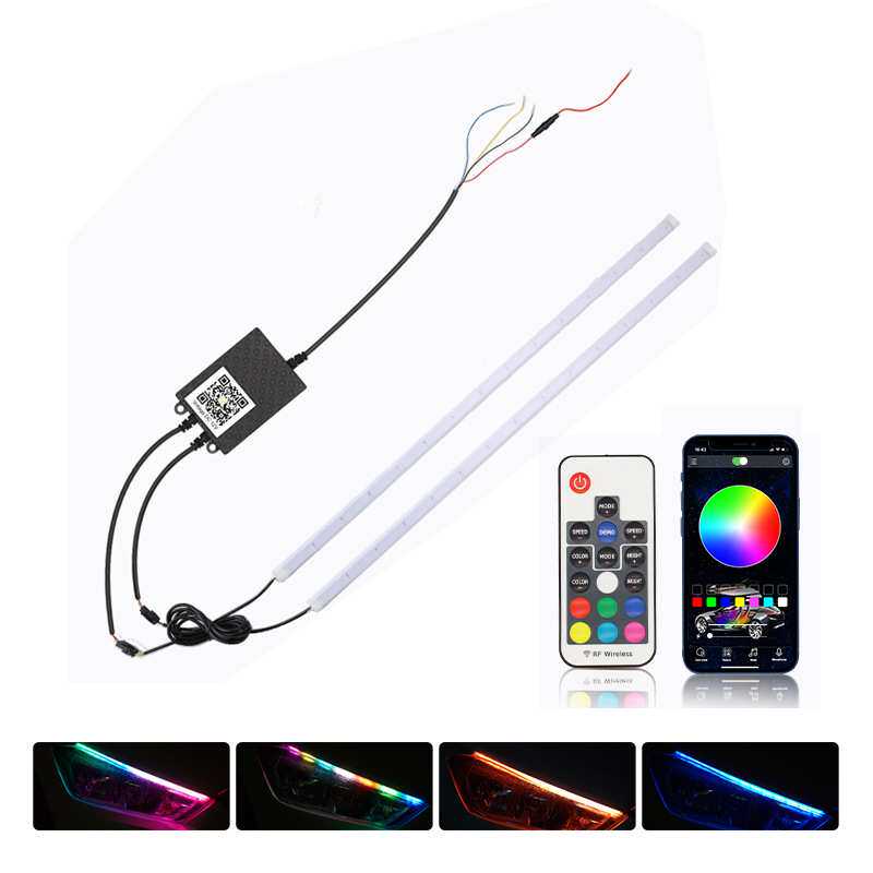 适用汽车幻彩日行灯 LED流水其它园艺用品