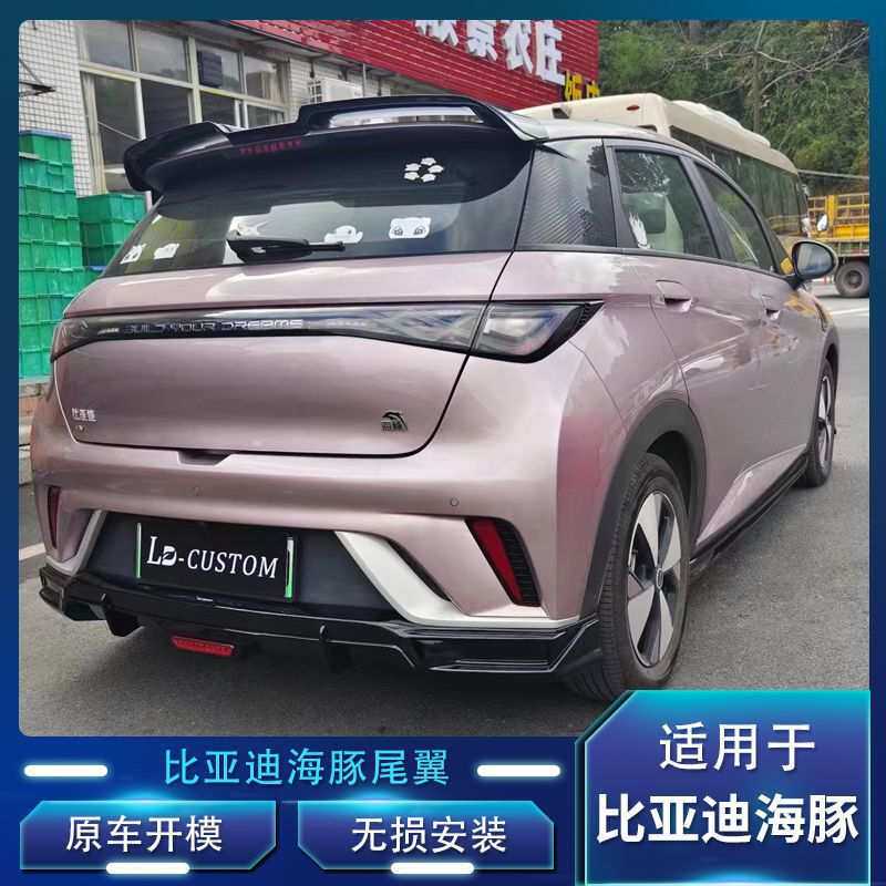 适用比亚迪海豚改装运动尾翼LDCUSTOM升级外观包围防撞耐磨装车