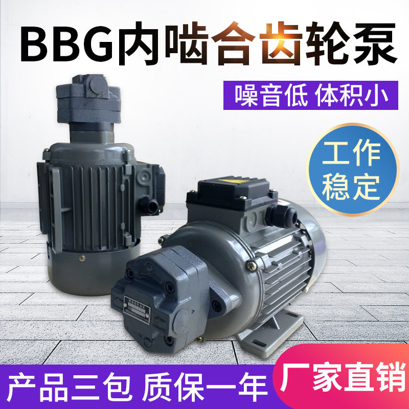酷瑞铸铁电动齿轮泵BB-B内啮合齿轮泵BB-B6油泵泵头