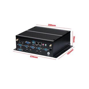 SCP工控迷你主机i7 4500U单网六串无风扇工业mini微型双核电脑