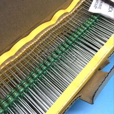 编带直插色环电感AL0510-102K 1000UH 1MH 1W色码电感10%棕黑红银