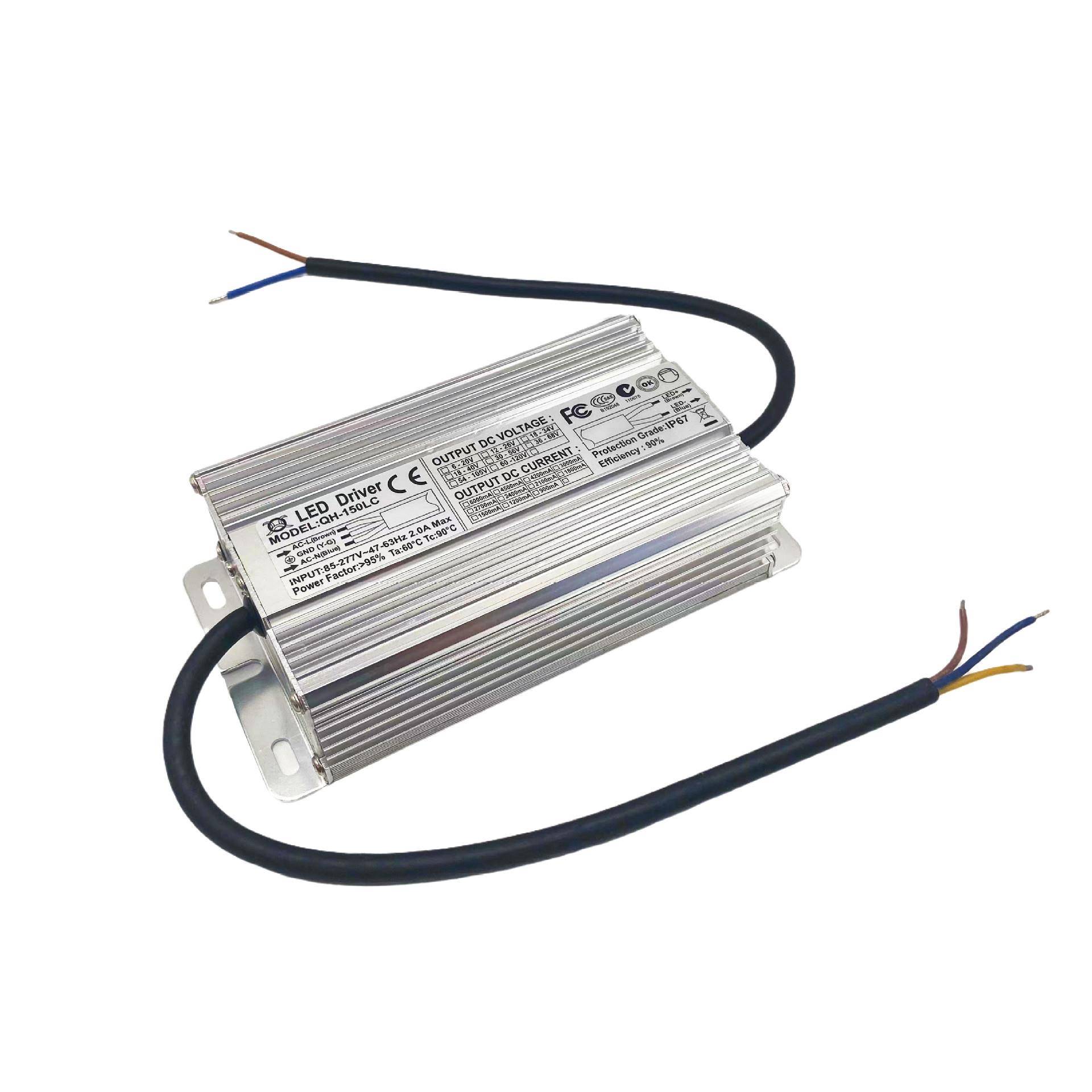 隔离宽电压户外130w140w145w150w160w高PF值防水LED恒流驱动电源