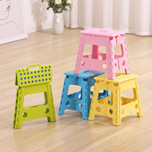 瀛欣折叠凳子成人塑料便携式 家用简易椅子户外可手提收纳创意板凳