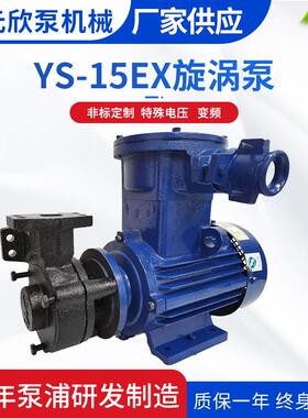 YS-15C-EX 防爆系列 热水热油齿轮式旋涡泵振动小体积小 多种规格