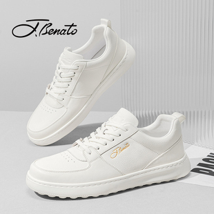 宾度男鞋官方旗舰店2026春季新款男士休闲德训阿甘板鞋增高小白鞋