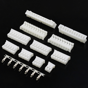 ph2.0卧贴2P母胶壳3p直针座4P立式 12P连接器弯针端子 贴片插座5P