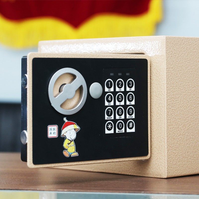 万泰创意存钱罐不可取电子密码箱带锁纸币储蓄罐保险箱储钱罐儿童