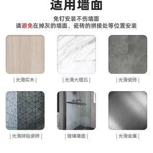 免打孔杆迷你窗帘杆实木半帘杆门帘杆支架粘贴式无痕原木简约单杆