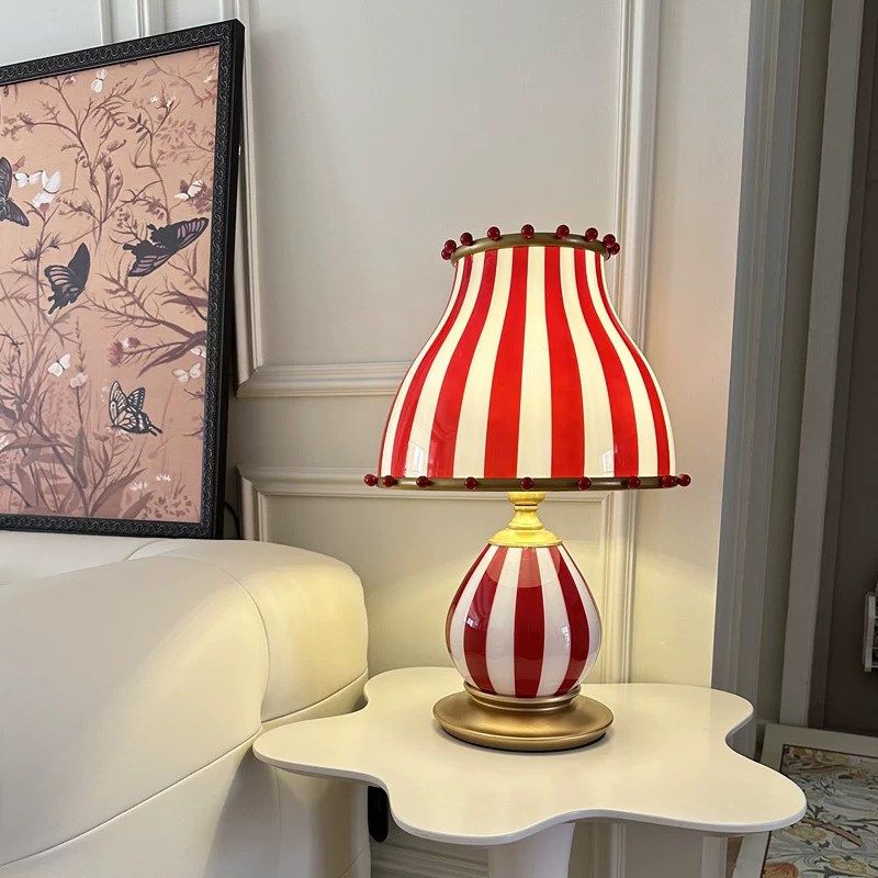 美式马戏团台灯复古客厅卧室床头灯设计师创意摆件书房装饰氛围灯
