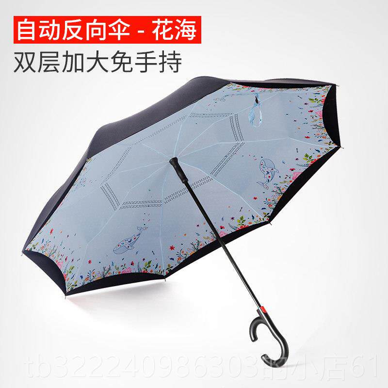 正品奈柄洛雨伞反向伞大号长双层超大双全动汽车车用人晴雨两自用