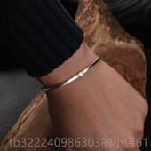 正品 口情手链侣手环 涅盘笑脸手男女镯925纯银细款 amp 开Japan经典