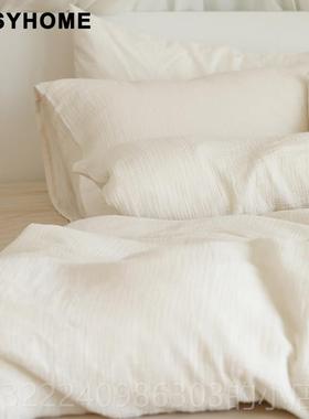 正品DA软IY干HSOME 新品 纯棉水洗三层纱 干爽亲肤柔透气四季恒温