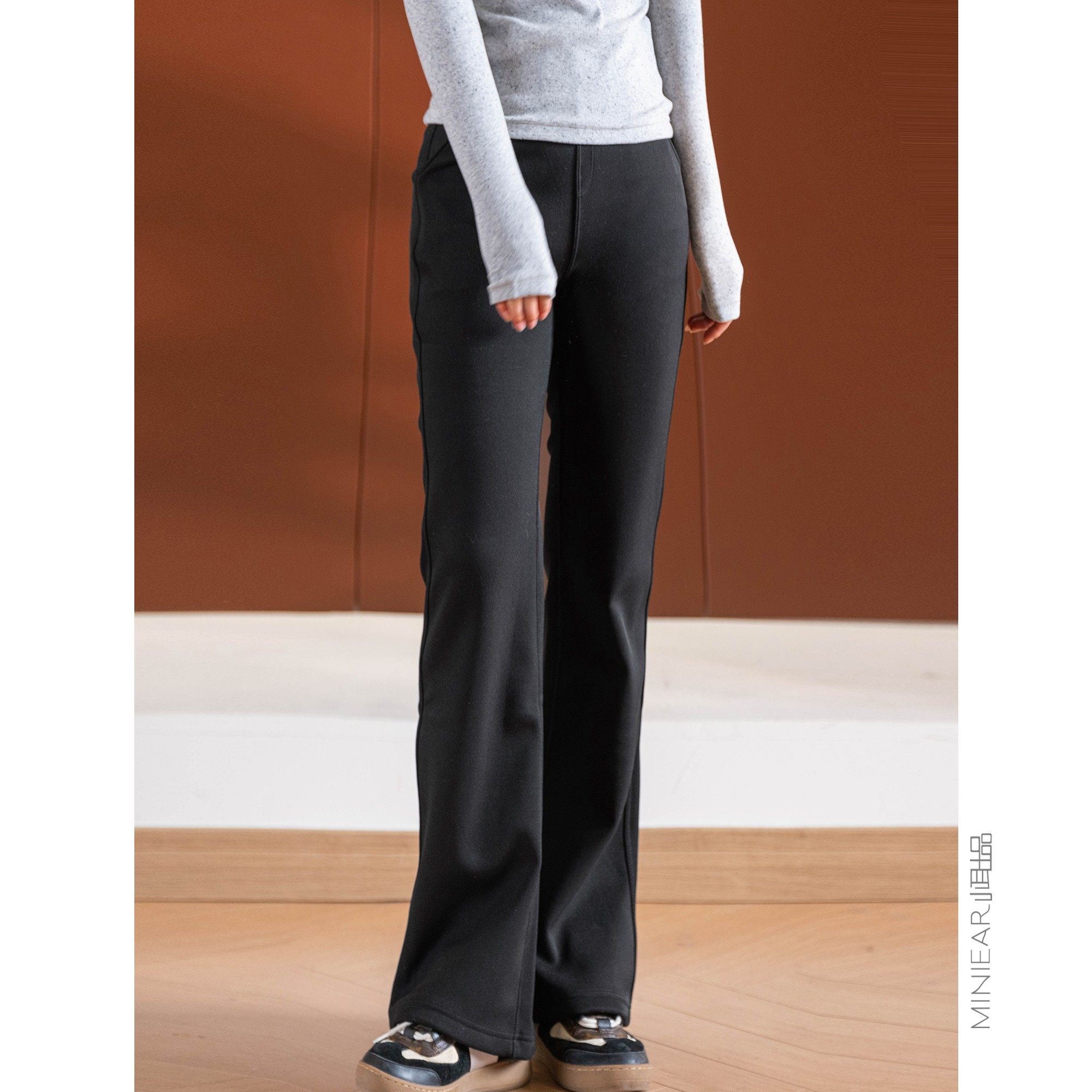 小耳出品【萬能搭小黑裤！带弹力！不粘毛！】修身显瘦微喇气质女,女装/女士精品,休闲裤,淘宝优惠券,粉丝福利购,淘宝优惠卷