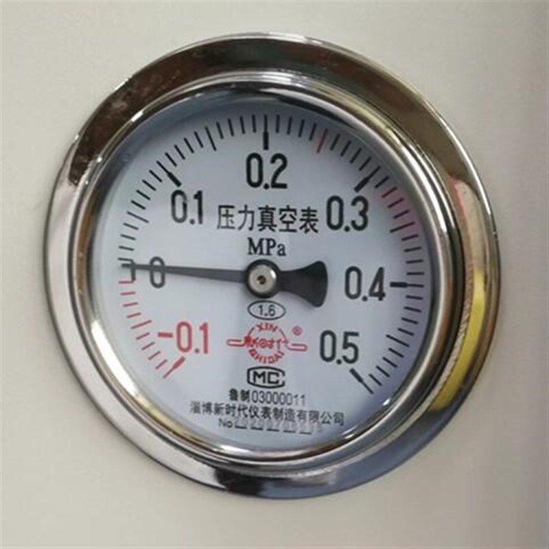淄博新时代压力真空表-0.1-0.5MPa山东新华立式台式灭菌器配件