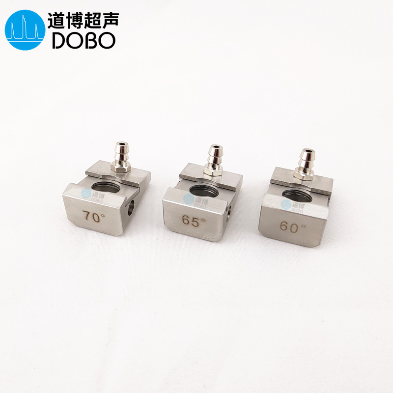 706560度TOFD合金楔块超声波探伤仪探头斜块切块焊缝探伤检测