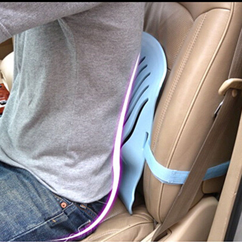 卡丝 汽车腰靠车用夏季透气护腰靠垫办公室座椅靠背腰托支撑腰部