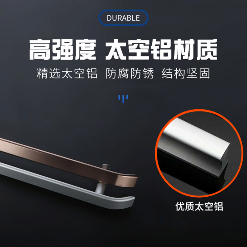 淋浴房拉手 卫生间浴室玻璃门 把手冲凉房移门拉手太空铝孔距440,基础建材,大拉手,淘宝优惠券,粉丝福利购,淘宝优惠卷
