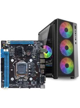 HM55台式机主板 LGA1156i3 i5 i7工厂出货，量大优惠独显机箱