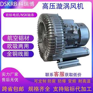 瑞晶2HB930H16 25KW双段式高压鼓风机25kw造纸机械脱水高压风机