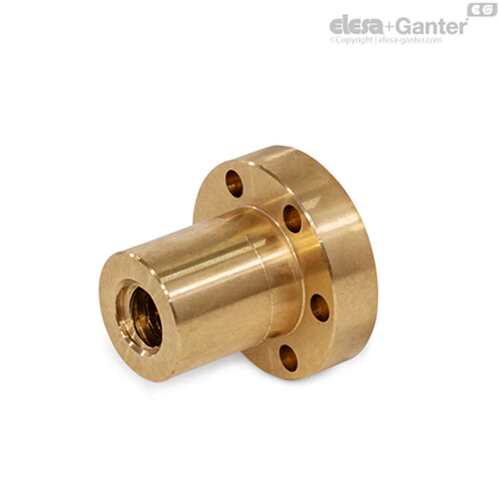 Elesa Ganter伊莉莎冈特 GN 103.1 梯形丝杠螺母单线或多线带法兰