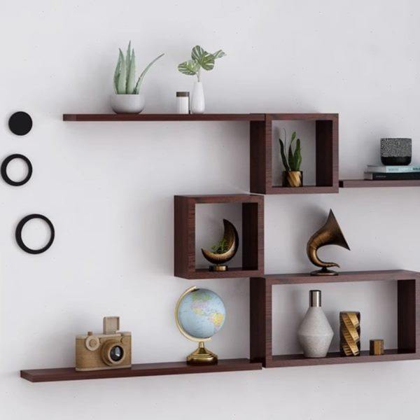 卧室背景墙壁挂式壁柜墙面装饰架墙上置物架创意格子客厅餐厅书架,住宅家具,家用陈列柜,淘宝优惠券,粉丝福利购,淘宝优惠卷