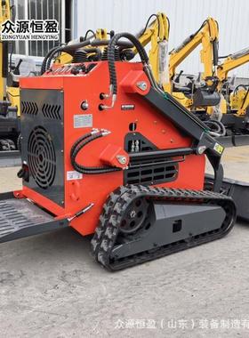 微型铲车厂家 柴油动力四轮驱动 山东众源ZY380型滑移装载机