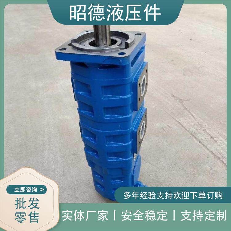 工程地质勘探钻机配件三联齿轮油泵JHP2080/2063/2040齿轮泵