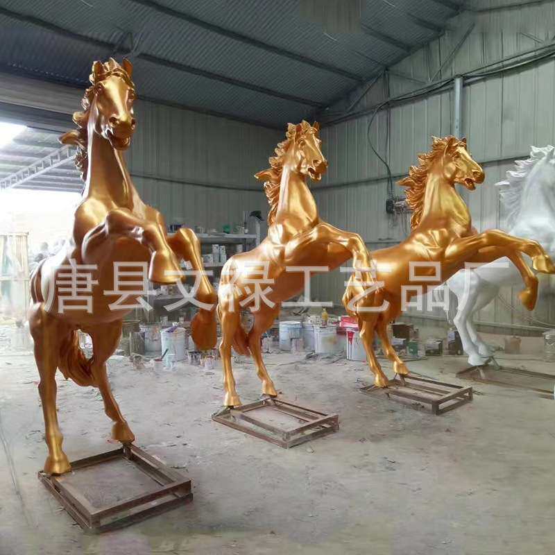 大型户外铜马雕塑广场地标摆件马到成功工艺品纯铜雕塑厂家