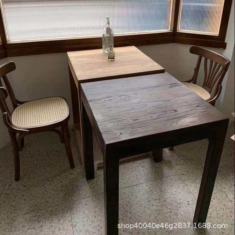 新中式老榆木炕几榻榻米茶几飘窗桌实木餐桌办公室老榆木茶桌