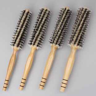 美发发型师猪鬓毛滚梳卷发梳子造型圆滚梳吹直发卷发大波浪滚梳