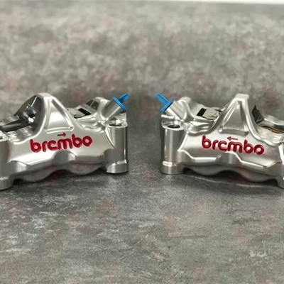 摩托车鲍鱼GP4RX 电镀镀镍银大辐射刹车卡钳刹车下泵 484大排摩托