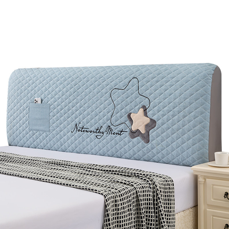 全包布艺床头罩简约现代软包床头套欧式皮床防尘罩1.8米床保护套,居家布艺,床头罩,淘宝优惠券,粉丝福利购,淘宝优惠卷