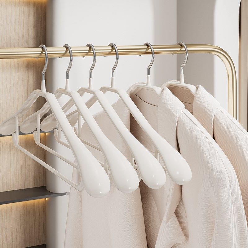 宽肩防滑衣架无痕家用晾晒挂衣架加粗加大凉衣服撑子西装大衣挂钩,收纳整理,金属衣架,淘宝优惠券,粉丝福利购,淘宝优惠卷