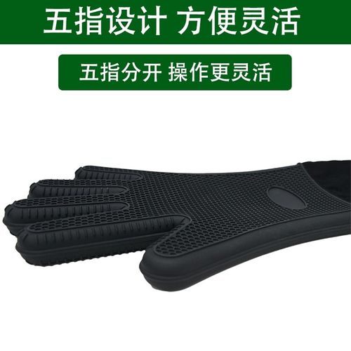 加长隔热防烫手套防水厨房家用烤箱烘焙耐高温加厚微波炉工业