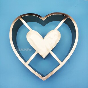 刺身姿造模具J形不锈钢三文鱼摆盘装饰S型心形海鲜姿造模具摆盘