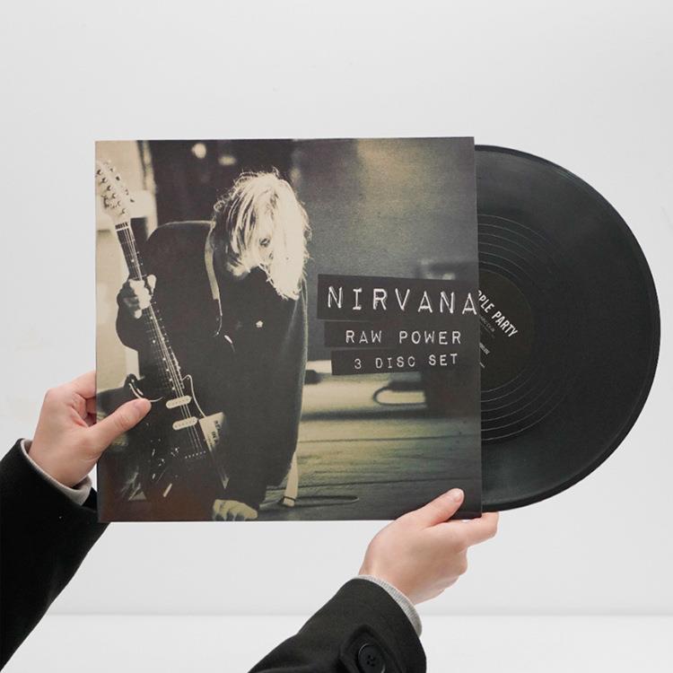 2U8K现代简约样板间音乐主题软装饰品摆件复古仿真黑胶唱片道具装