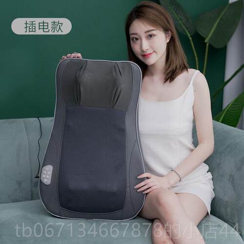 高档索按摩揉器背部腰部颈椎多功能捏全身肩颈热敷枕车载仪家用靠