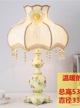 高档台饰灯床室头灯 欧式浪漫温馨结婚创意婚房in台s少女暖光卧装