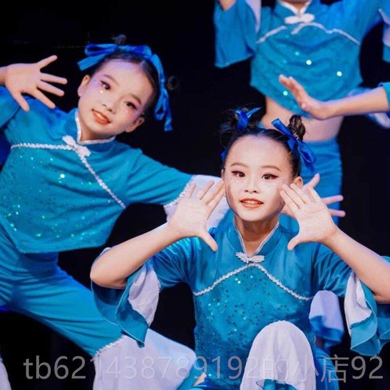 高档马儿嘟骑儿童演出舞服民族蹈六一古童典表演嘟板凳乖乖忆道具