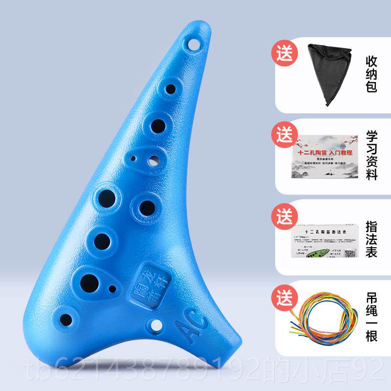 高档音树脂陶笛乐器12孔a学c小专学生专用中C调儿童初者业十二孔