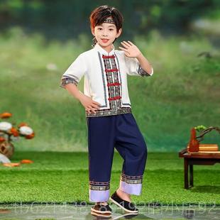 高档广西三月三儿少数民苗族服饰男女族童土家族侗族壮族彝族演出