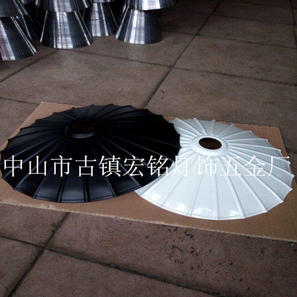 定制复古创意实木客厅黑色灯罩吊灯红色白色工业风吧台餐厅火锅店