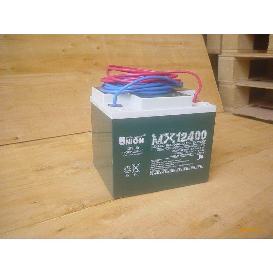 友联蓄电池mx12380铅酸免维护12v38ah UPS直流屏专用 全国包邮