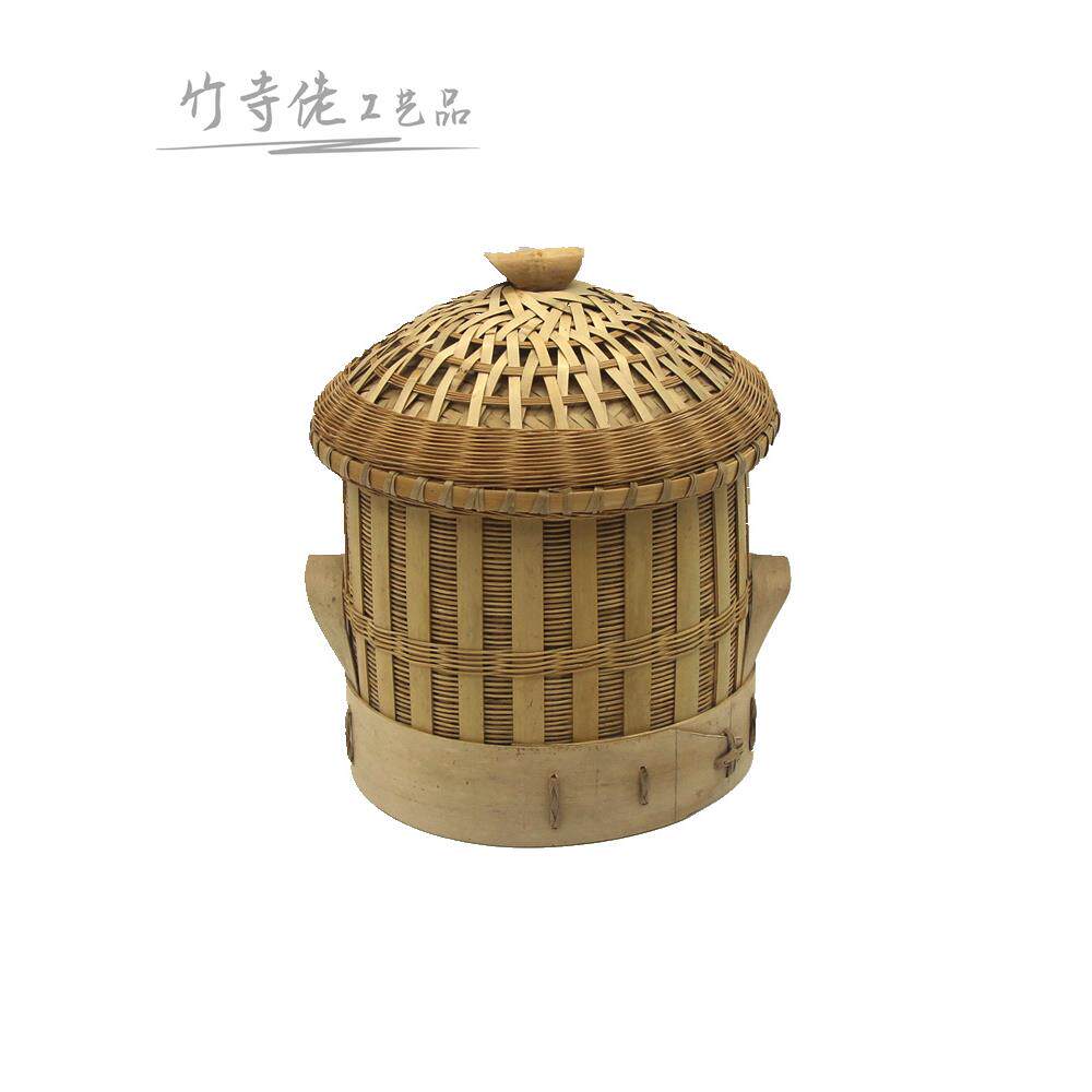 湘西手工竹编蒸饭桶竹制蒸饭筒家用蒸饭大号竹甑子蒸饭竹桶饭