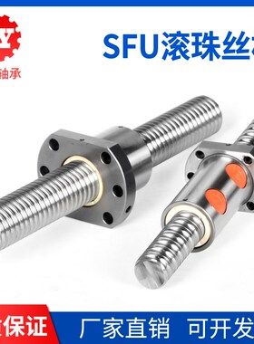 雕刻机滚珠丝杆SFU1204 1604 1605 1610 2005 2010 2505 2510