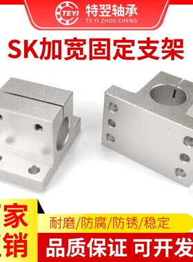 CLTB/CLTAM铝合金轴支架导向轴支座底座用侧面安装型支柱架固定夹