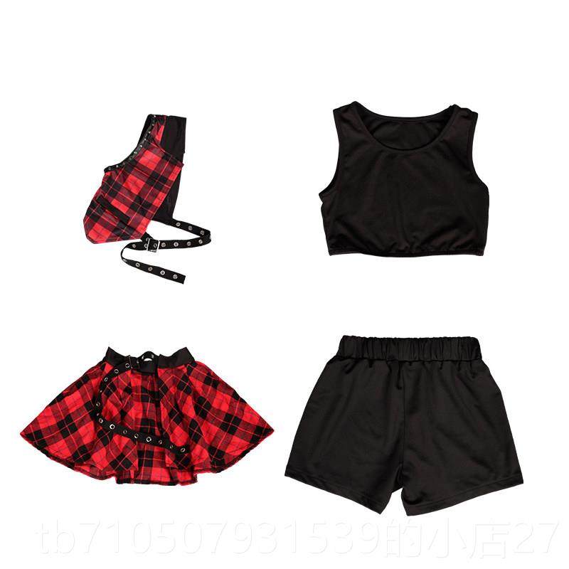 正品儿童嘻演出服套装女韩版团哈体表演服童潮服少儿爵舞士街舞潮