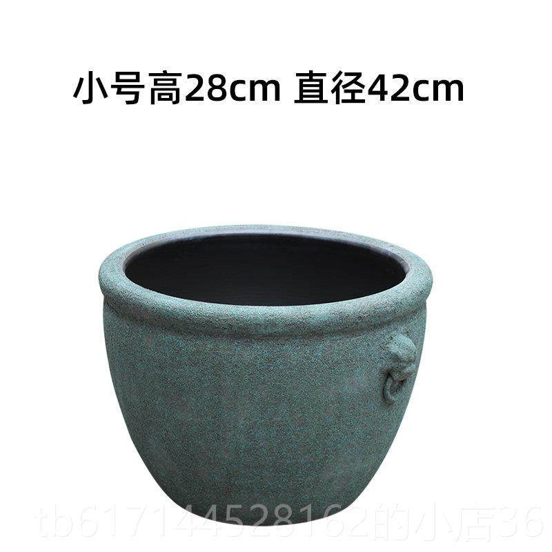 正品彷石鱼缸特大陶型瓷鱼缸创意金鱼缸龙鱼缸台客生态风厅水莲花,宠物/宠物食品及用品,桌面缸,淘宝优惠券,粉丝福利购,淘宝优惠卷