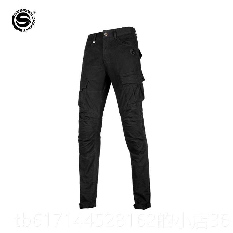 正品星空摩托车工骑行裤男春夏季闲装裤骑士机车裤修身防车摔赛服